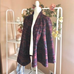 FOREVER 21 Contemporary Aztec Coat (OS)